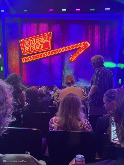 Prince Edward Theatre Stalls J13 view from seat photo