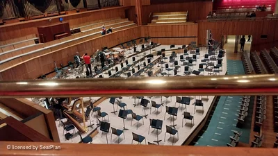 Royal Festival Hall Blue Side Boxes Box 27 1 view from seat photo