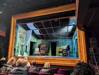 Charing Cross Theatre Stalls F1 view from seat photo