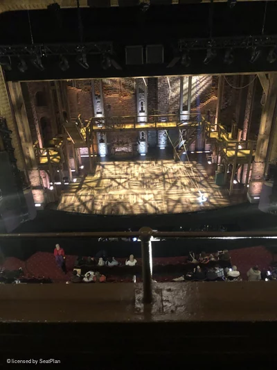 Palace Theatre Grand Tier A25 view from seat photo