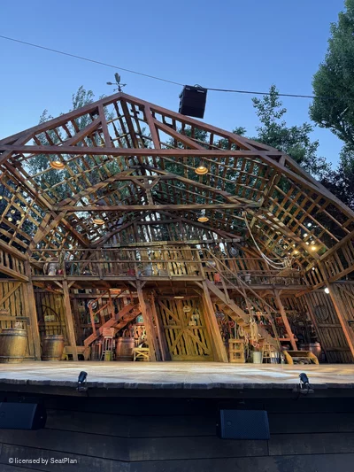 Regent's Park Open Air Theatre Lower Centre B19 view from seat photo