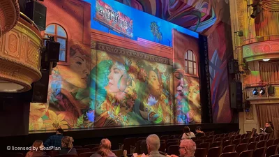 James Earl Jones Theatre Orchestra J13 view from seat photo
