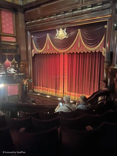 St Martin's Theatre Dress Circle E22 view from seat photo