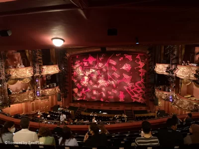 Lyceum Theatre Royal Circle K17 view from seat photo