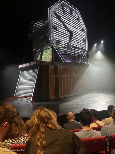 Hampstead Theatre Stalls D4 view from seat photo