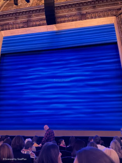 Novello Theatre Stalls J11 view from seat photo