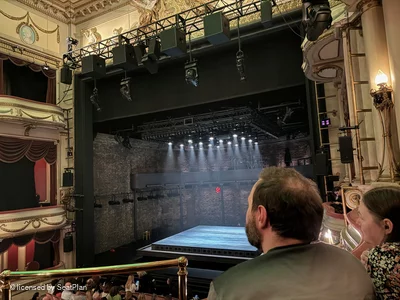 Noel Coward Theatre Royal Circle B5 view from seat photo