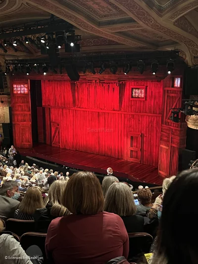 Winter Garden Theatre Mezzanine F24 view from seat photo