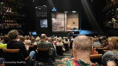Bridge Theatre Stalls P9 view from seat photo