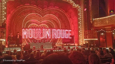 Piccadilly Theatre Stalls L20 view from seat photo