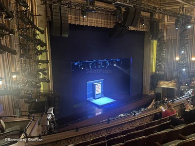 Nederlander Theatre Mezzanine F25 view from seat photo