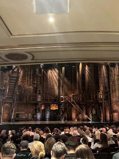 Victoria Palace Theatre Stalls Q37 view from seat photo