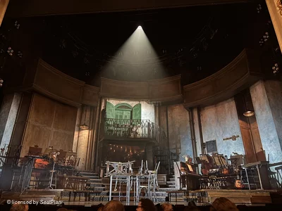 Lyric Theatre Stalls F11 view from seat photo