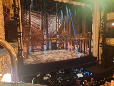 Theatre Royal Glasgow Dress Circle A40 view from seat photo