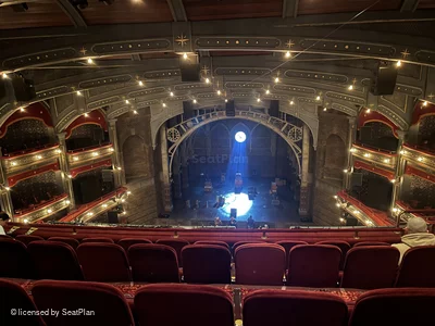 Lyric Theatre Balcony E114 view from seat photo