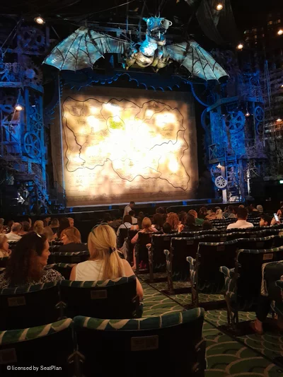 Apollo Victoria Theatre Stalls P34 view from seat photo