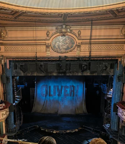 Gielgud Theatre Grand Circle C17 view from seat photo