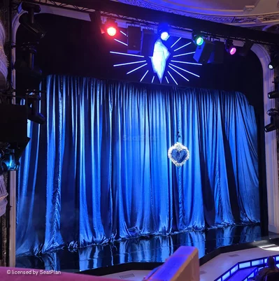 Criterion Theatre Dress Circle A25 view from seat photo