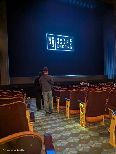 Belasco Theatre Orchestra K1 view from seat photo