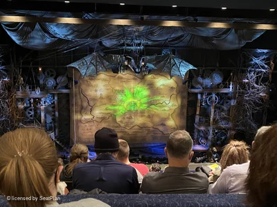 Gershwin Theatre Mezzanine G104 view from seat photo