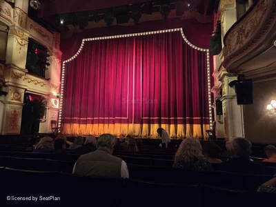 Garrick Theatre Stalls J6 view from seat photo