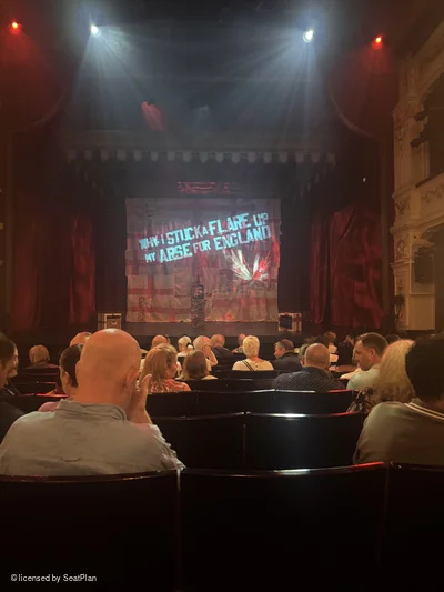Garrick Theatre Stalls J12 view from seat photo