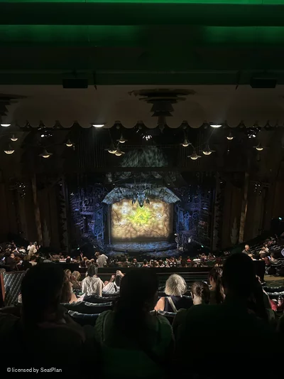 Apollo Victoria Theatre Dress Circle Y27 view from seat photo
