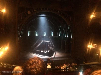 Palace Theatre Dress Circle C23 view from seat photo