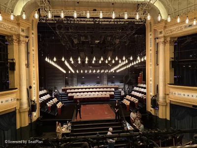 Hudson Theatre Dress Circle B106 view from seat photo