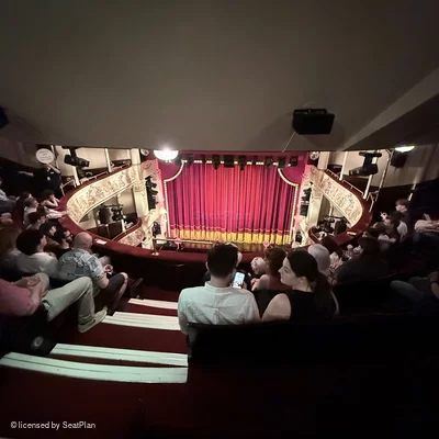 Garrick Theatre Grand Circle E11 view from seat photo