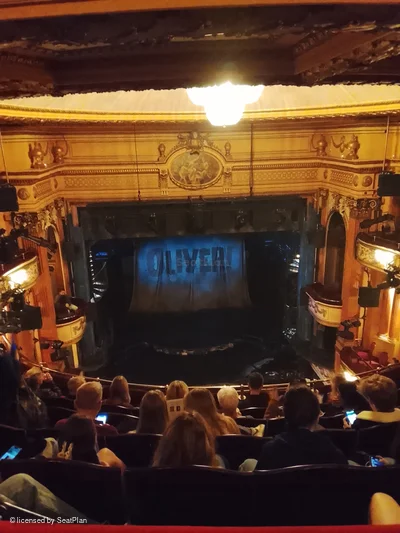 Gielgud Theatre Grand Circle F15 view from seat photo