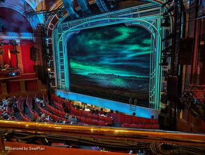 Broadway Theatre Front Mezzanine A9 view from seat photo