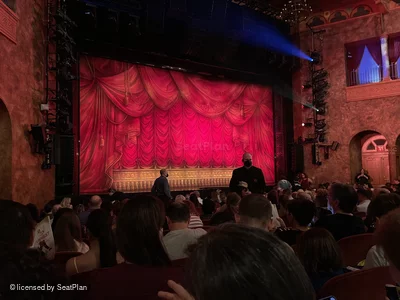 August Wilson Theatre Orchestra O11 view from seat photo