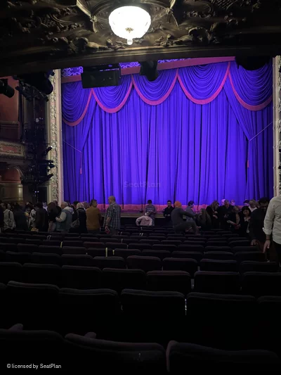 Lyceum Theatre Orchestra N102 view from seat photo