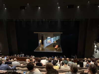 National Theatre - Lyttelton Circle Standing13 view from seat photo