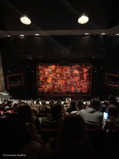 Minskoff Theatre Mezzanine L128 view from seat photo