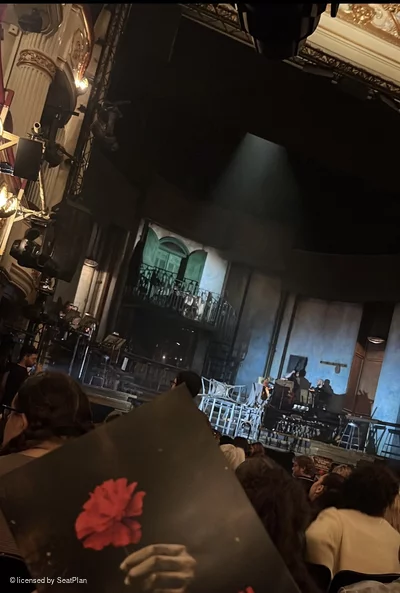 Lyric Theatre Stalls N21 view from seat photo