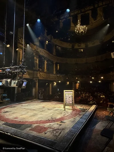 Tom Stoppard Theatre On Stage Seating B22 view from seat photo