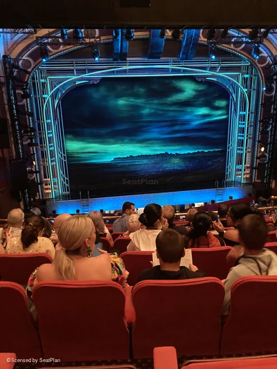 Broadway Theatre Front Mezzanine F114 view from seat photo