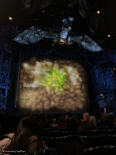 Apollo Victoria Theatre Stalls K31 view from seat photo