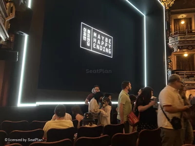 Belasco Theatre Orchestra G11 view from seat photo