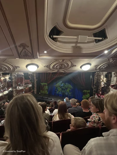 London Coliseum Upper Circle L6 view from seat photo