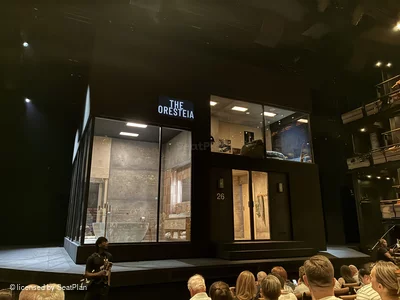 Bridge Theatre Stalls H25 view from seat photo