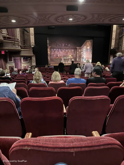 Imperial Theatre Orchestra S13 view from seat photo