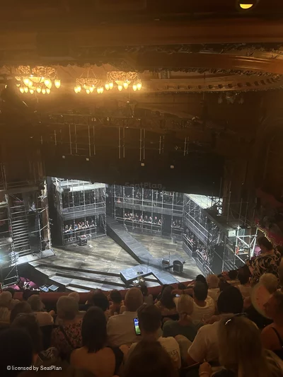 London Palladium Grand Circle I12 view from seat photo
