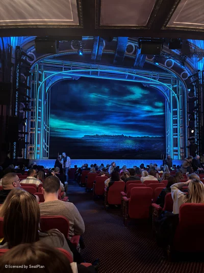 Broadway Theatre Orchestra R13 view from seat photo