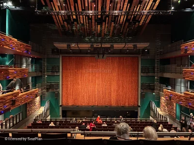 Aylesbury Waterside Theatre Circle 1 E15 view from seat photo