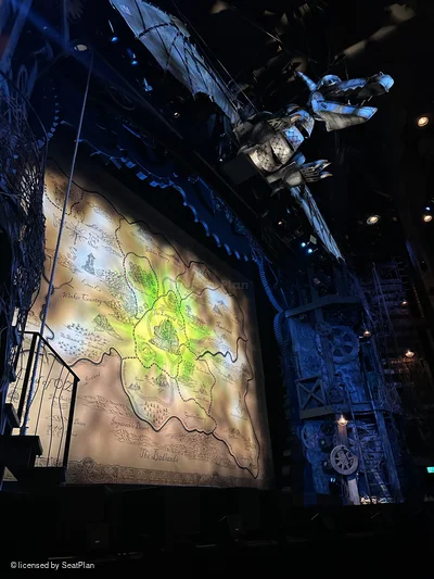 Apollo Victoria Theatre Stalls B36 view from seat photo