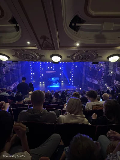 London Coliseum Upper Circle L37 view from seat photo
