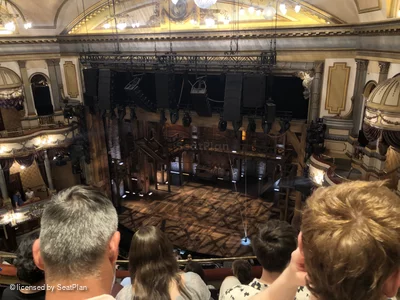 Victoria Palace Theatre Grand Circle E6 view from seat photo